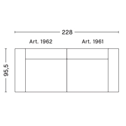 2,5-seater – combination 1 – Mags - HAY