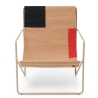 Desert Adult chair – block – Cashmere - Ferm Living