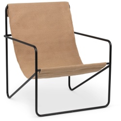 Desert Adult chair – sand – Black - Ferm Living