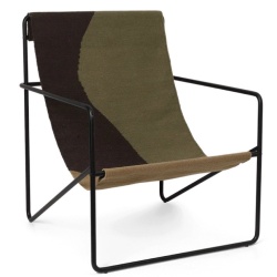 Fauteuil adulte Desert – dune – noir - Ferm Living