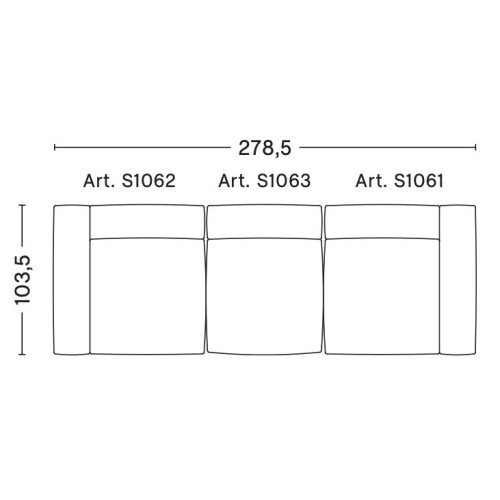 3 places – combinaison 1 – Mags Soft - HAY