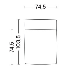 Fauteuil étroit – Mags Soft (1063 + option mousse latérale) - HAY