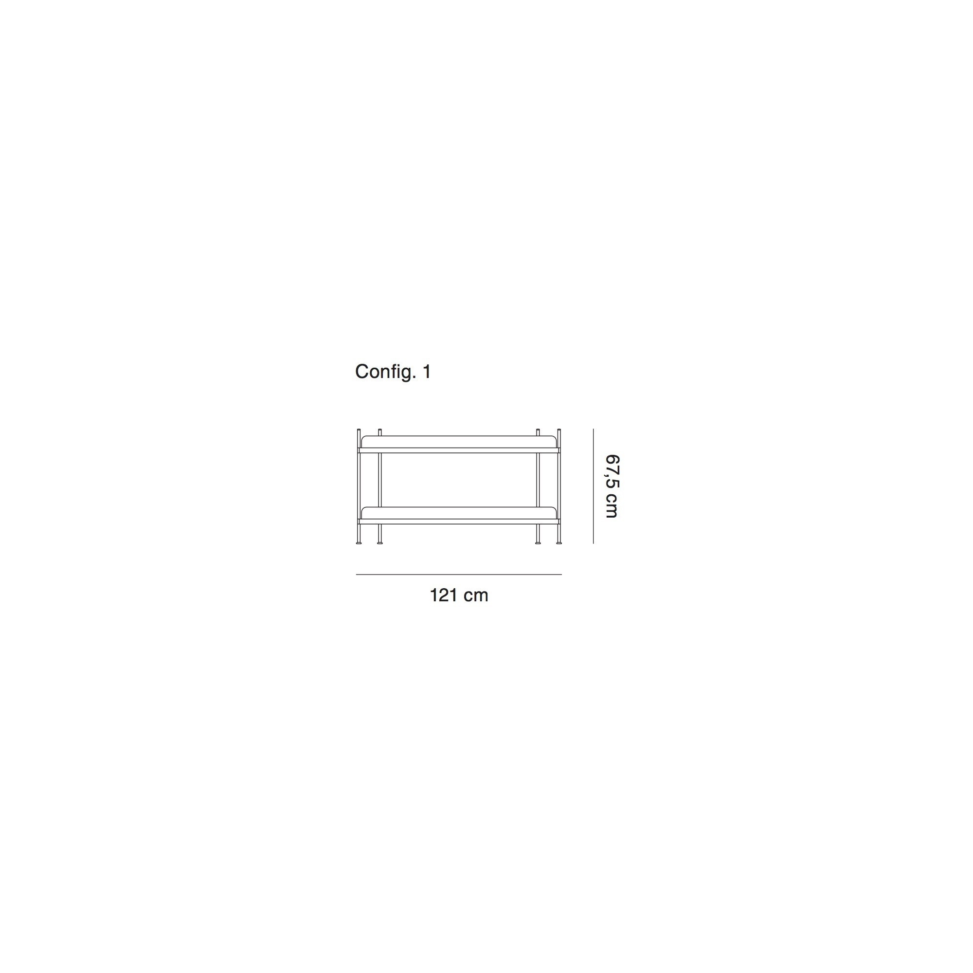 configuration 1 - étagère Compile - Muuto