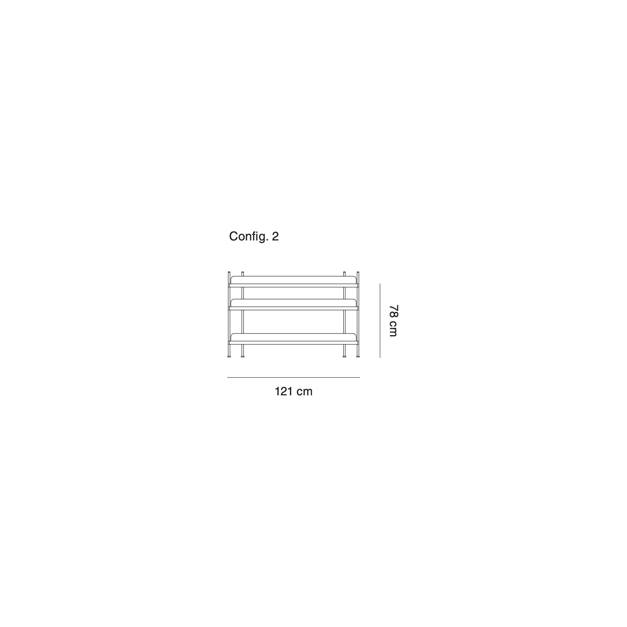 configuration 2 - étagère Compile - Muuto