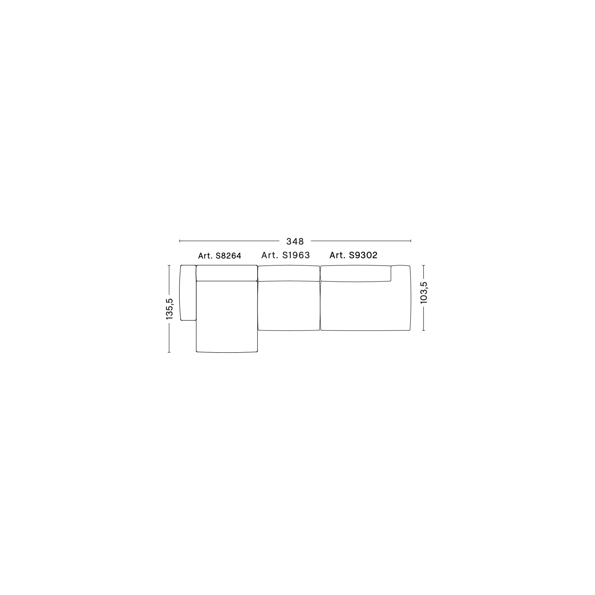 3 places – combinaison 5 (coin gauche) – Mags Soft Low - HAY