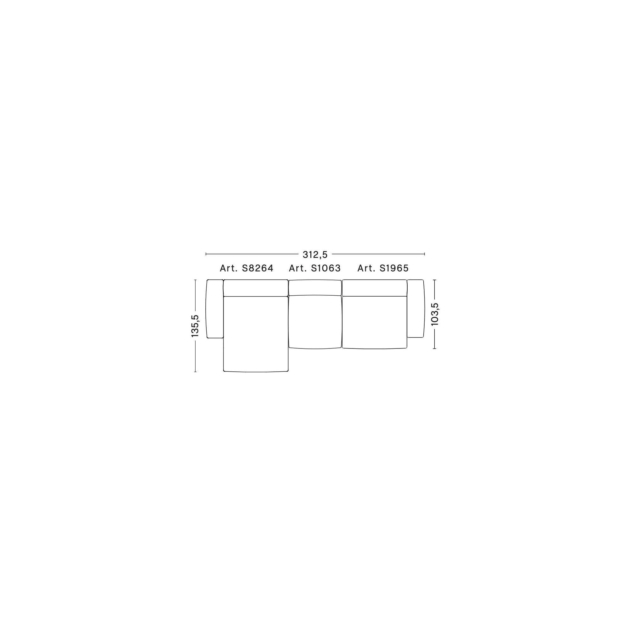 3 places – combinaison 10 (coin gauche) – Mags Soft Low - HAY