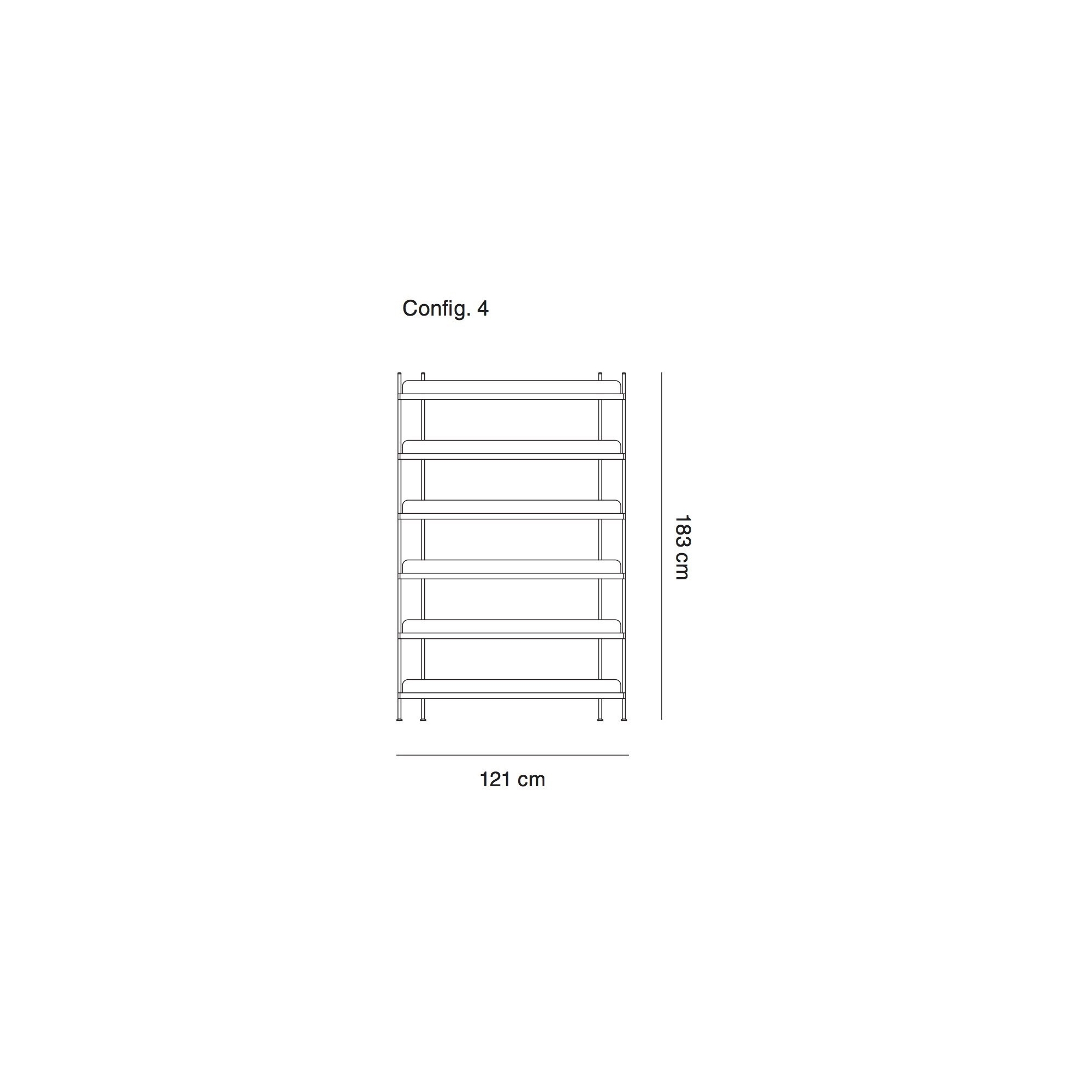 configuration 4 - étagère Compile - Muuto