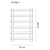 configuration 4 - Compile shelving system - Muuto