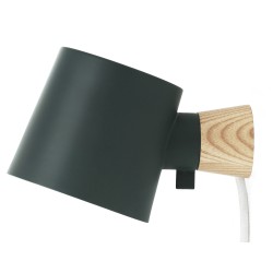 With cord Rise wall lamp – petroleum - Normann Copenhagen