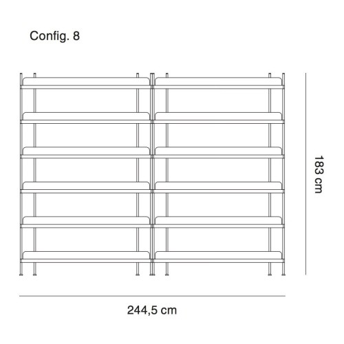 configuration 8 - étagère Compile - Muuto