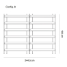 configuration 8 - Compile shelving system - Muuto