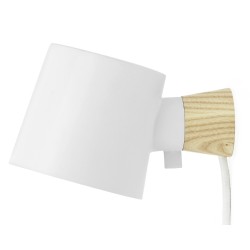 With cord Rise wall lamp – blanc - Normann Copenhagen