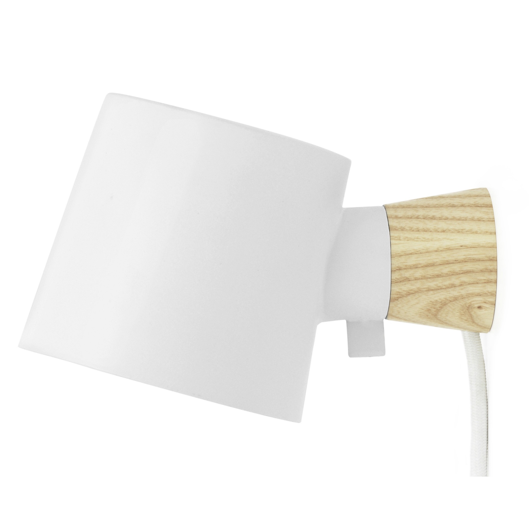 With cord Rise wall lamp – blanc - Normann Copenhagen