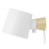 With cord Rise wall lamp – blanc - Normann Copenhagen