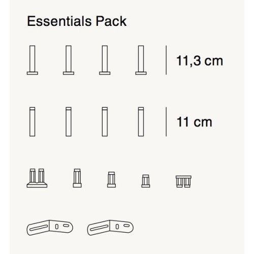 "Essentials" pack - Compile shelving system - Muuto