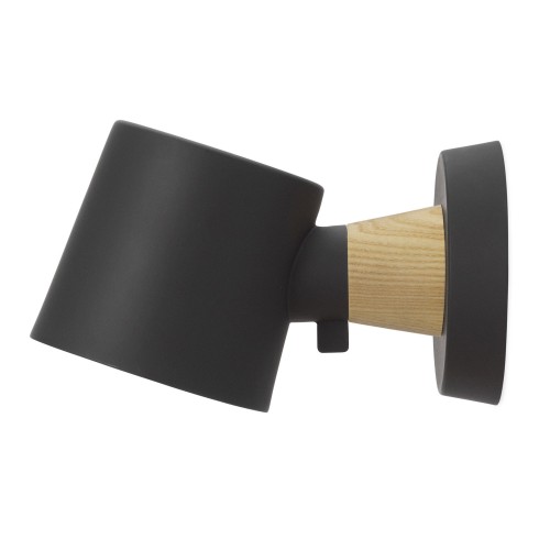 Hardwired Rise wall lamp – Black - Normann Copenhagen