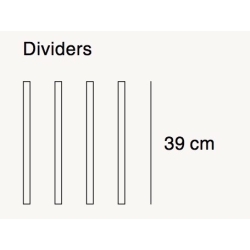 large - 4x dividers - Compile shelving system - Muuto