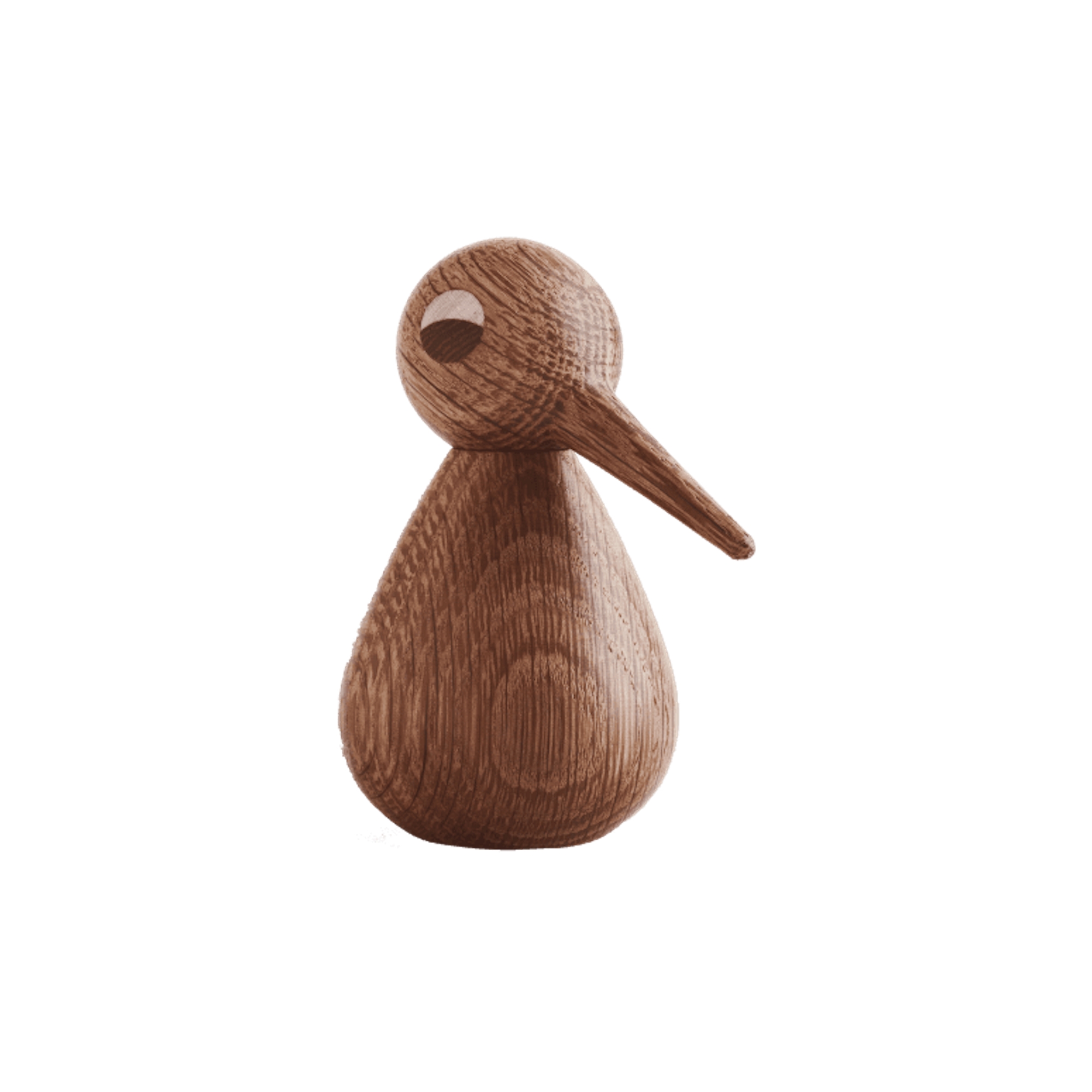 Bird – smocked oak – H10,40 x 4,40cm – small - Architectmade