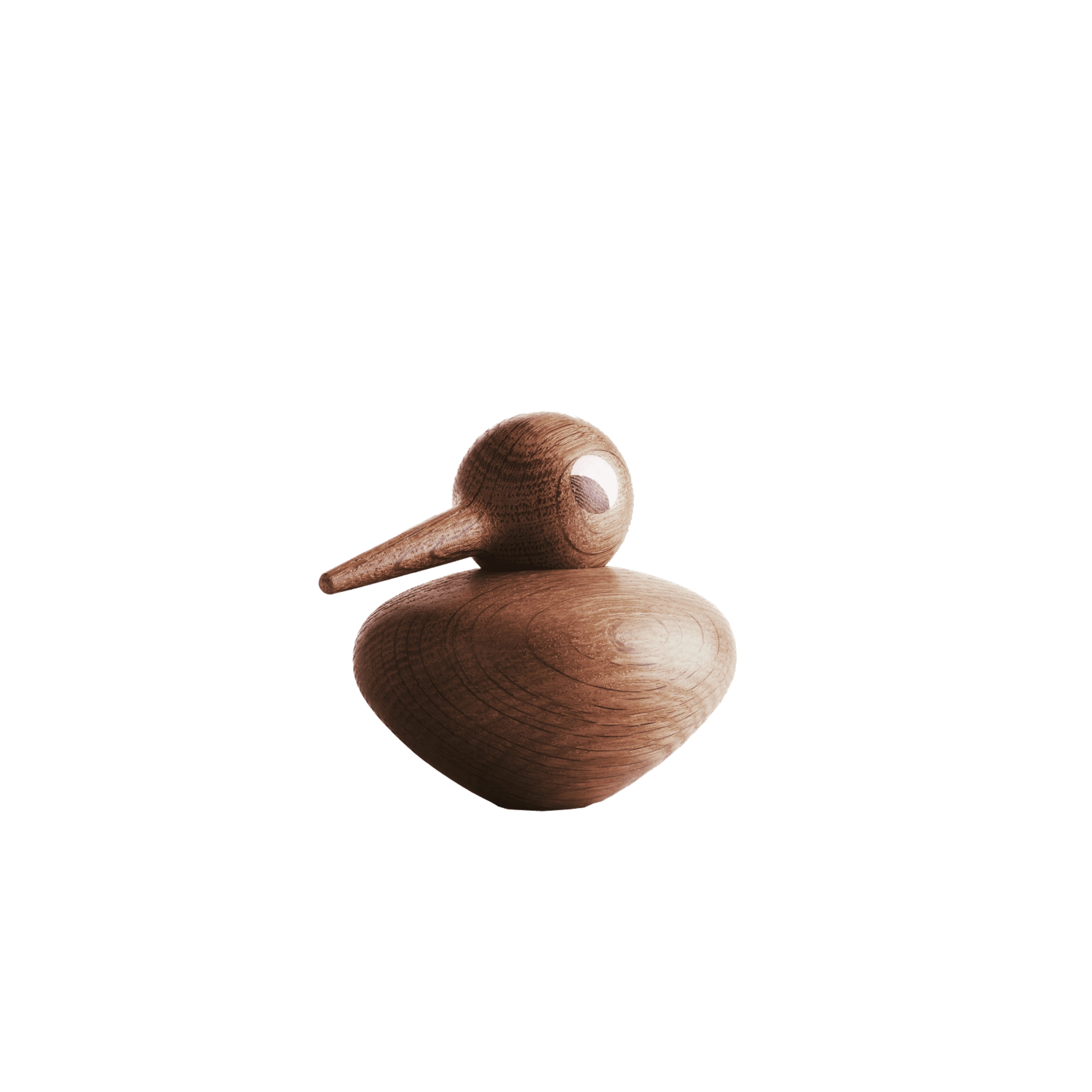 Bird – smoked oak – H15,5 x 9,80 cm – chubby - Architectmade