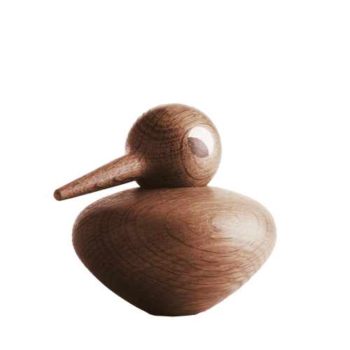 Bird – smoked oak – H15,5 x 9,80 cm – chubby - Architectmade