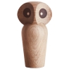 Owl – natural oak – H8,5 x 4,40 cm – mini - Kay Bojesen