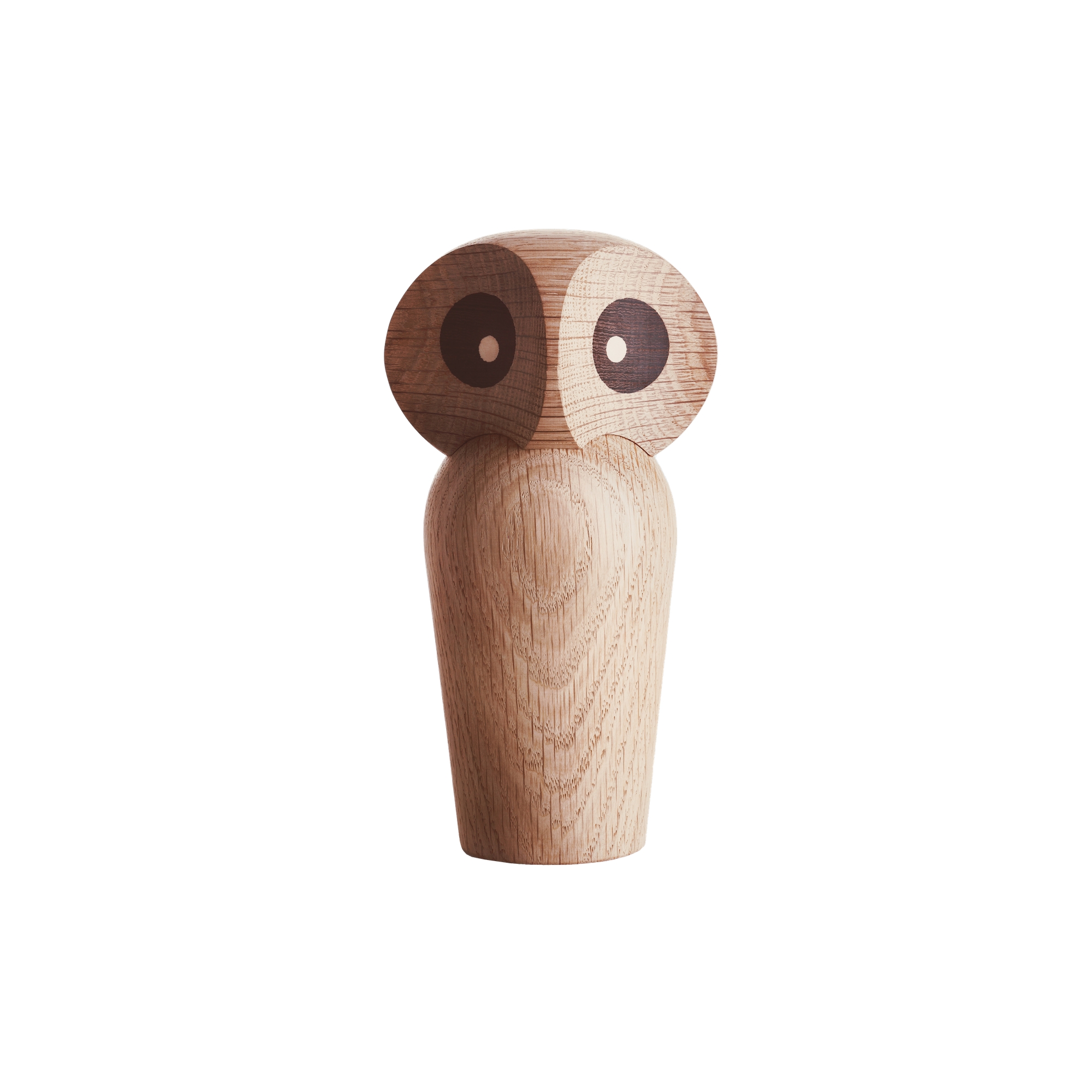 Owl – natural oak – H12 x 6,20 cm – Small - Kay Bojesen