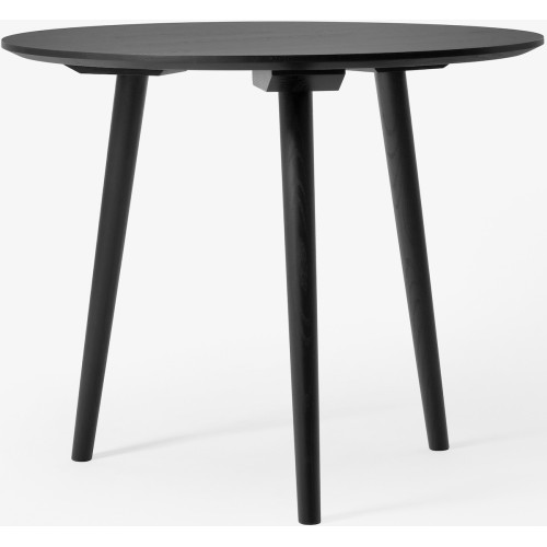 Ø90cm - black lacquered oak - In Between SK3 table - &Tradition