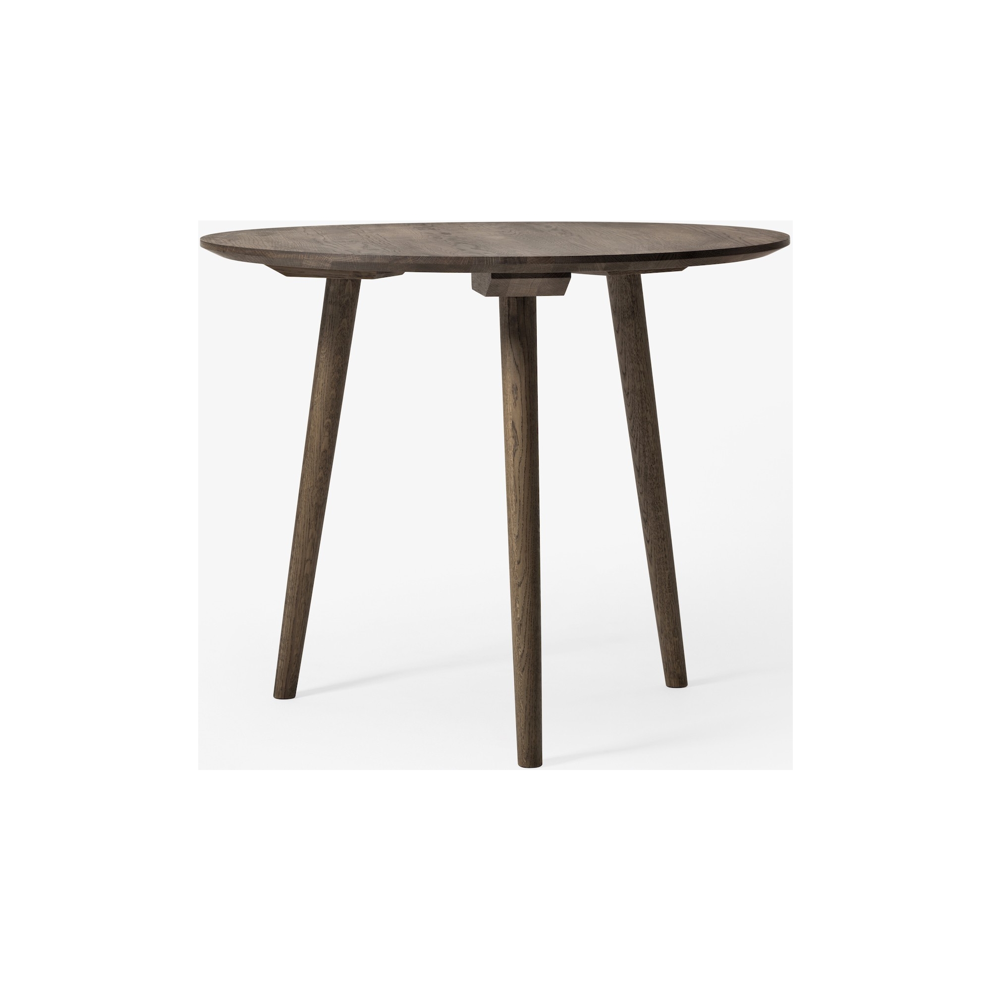 Ø90cm - chêne huilé fumé - table In Between SK3 - &Tradition