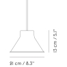 Muuto – Suspension Top pendant Ø21cm, sable