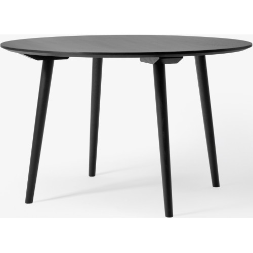 Ø120cm - black lacquered oak - In Between SK4 table - &Tradition