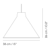 Muuto – Suspension Top pendant Ø38cm, sable