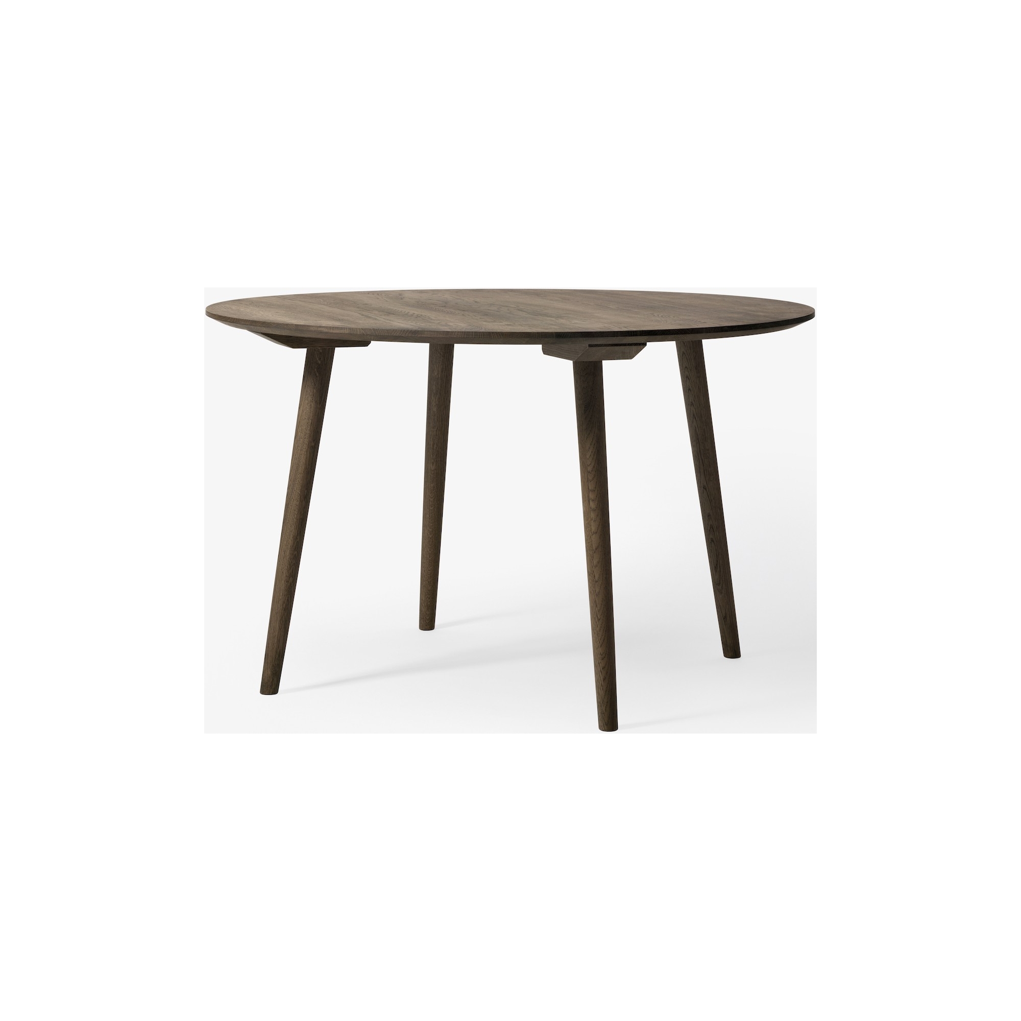 Ø120cm - chêne huilé fumé - table In Between SK4 - &Tradition