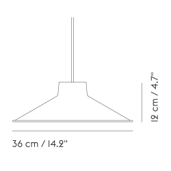 Muuto – Suspension Top pendant Ø36cm, sable