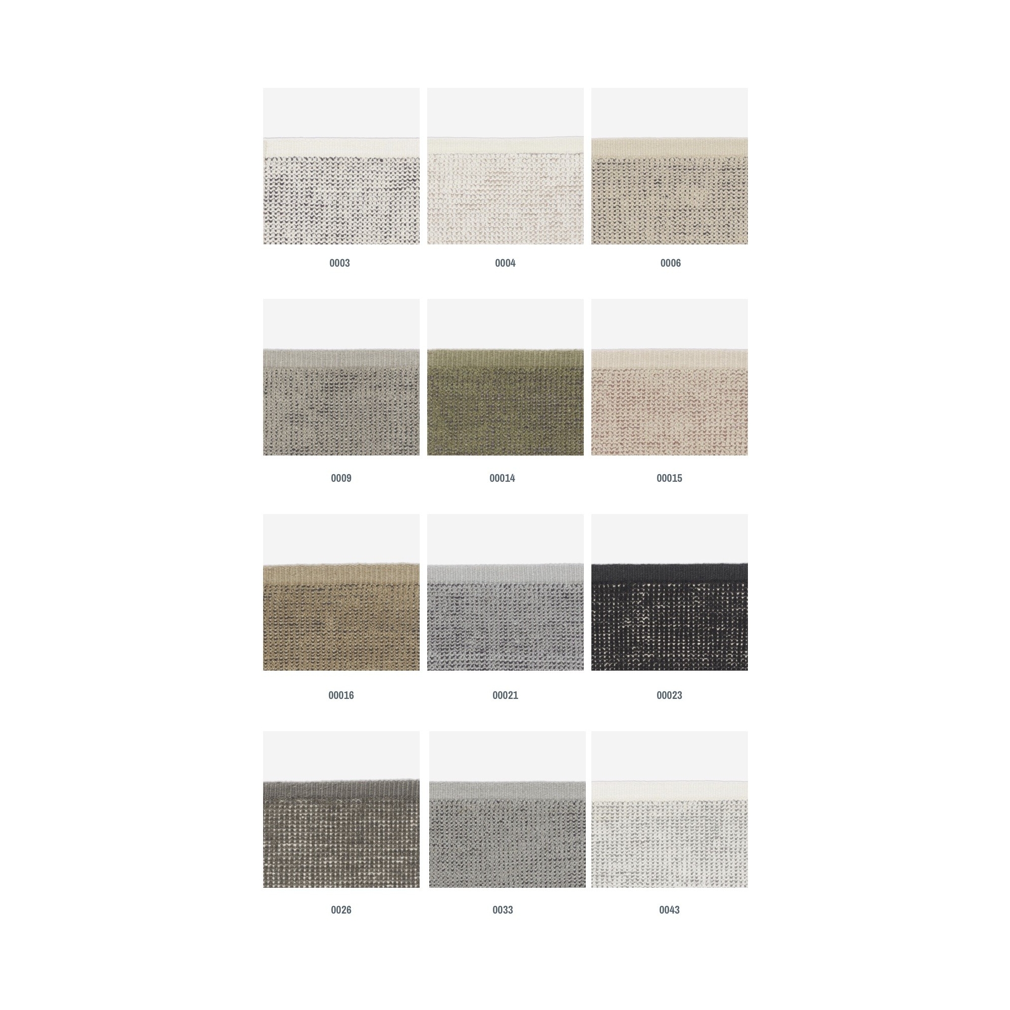 Kanon made-to-order rug - square decimeter - Kvadrat