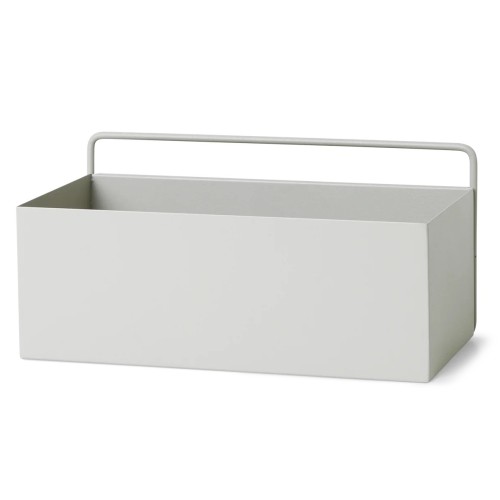 Ferm Living – Box murale rectangulaire, gris clair