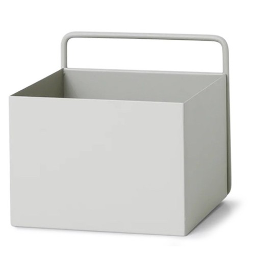 Box murale – carré – gris clair - Ferm Living