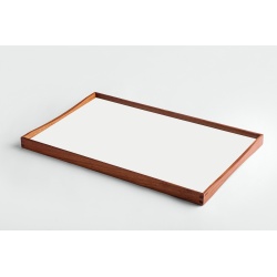 23 x 45 cm – Turning tray – blanc et noir - S - Architectmade