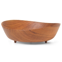 24 x 9,5 cm – FJ Bowl – with Toes – Teak - Architectmade