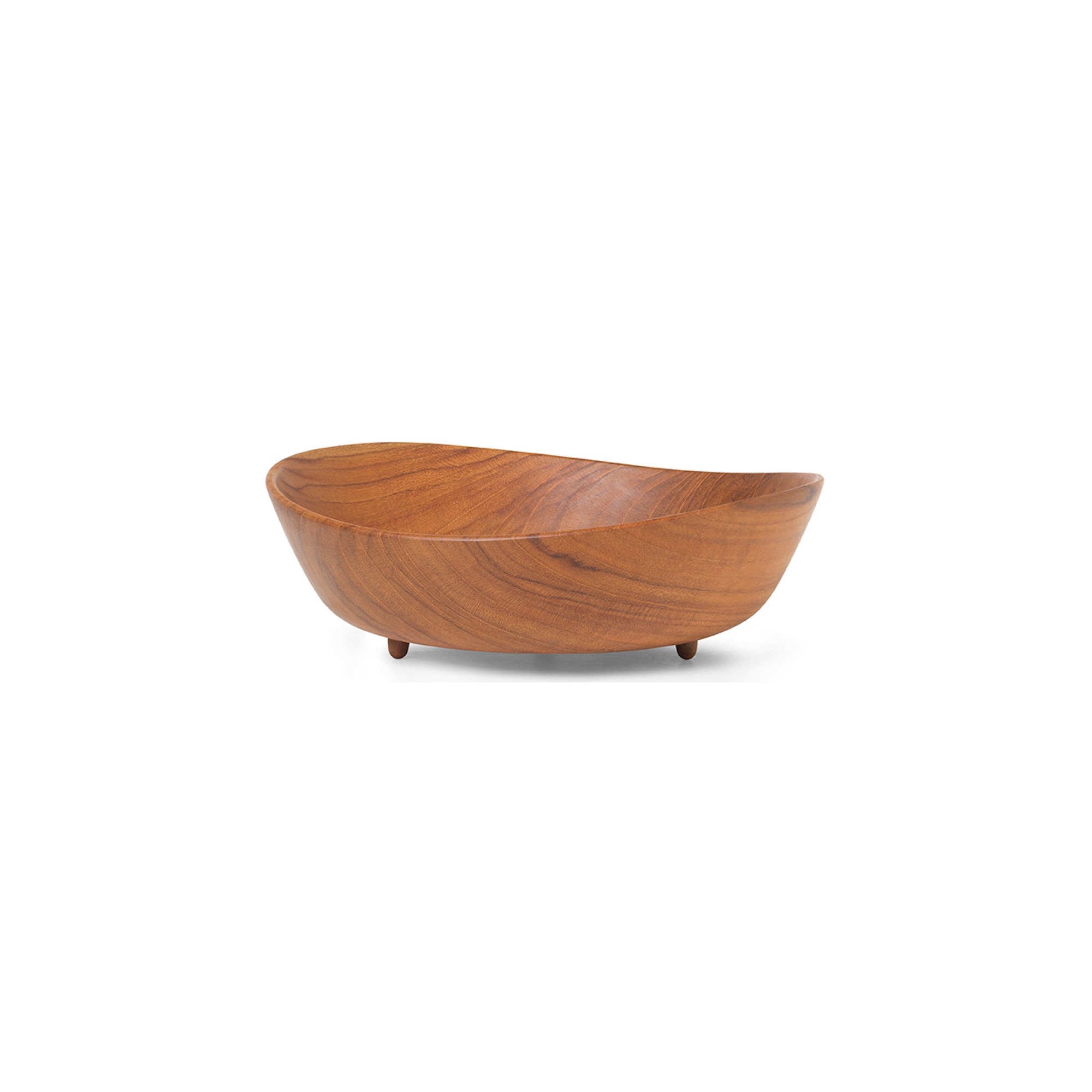 24 x 9,5 cm – FJ Bowl – with Toes – Teak - Architectmade