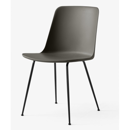 stone grey / black – Rely chair HW6 - &Tradition