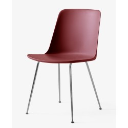 red brown / chrome – Rely chair HW6 - &Tradition