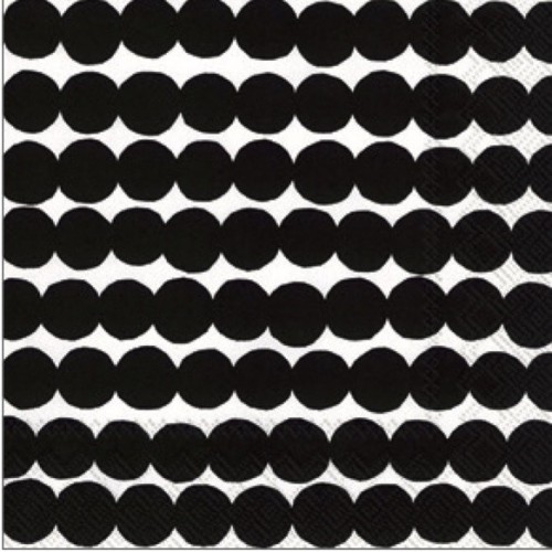 Räsymatto black 589307 - Paper napkins