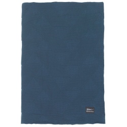 210x140 cm – FJ pattern blanket - blue - Architectmade