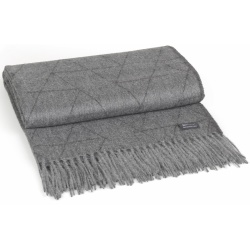 200x130 cm – FJ pattern throw - grey - Architectmade