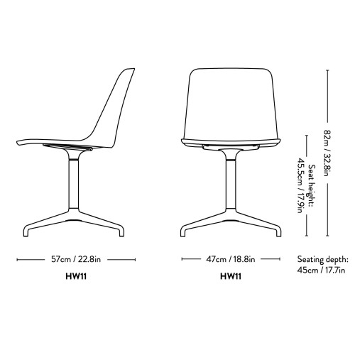 Rely Chair HW11/HW16 - &Tradition