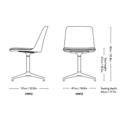 Rely Chair HW12/HW17 - &Tradition