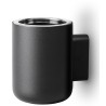 Norm - Toothbrush holder black (wall) - Audo Copenhagen