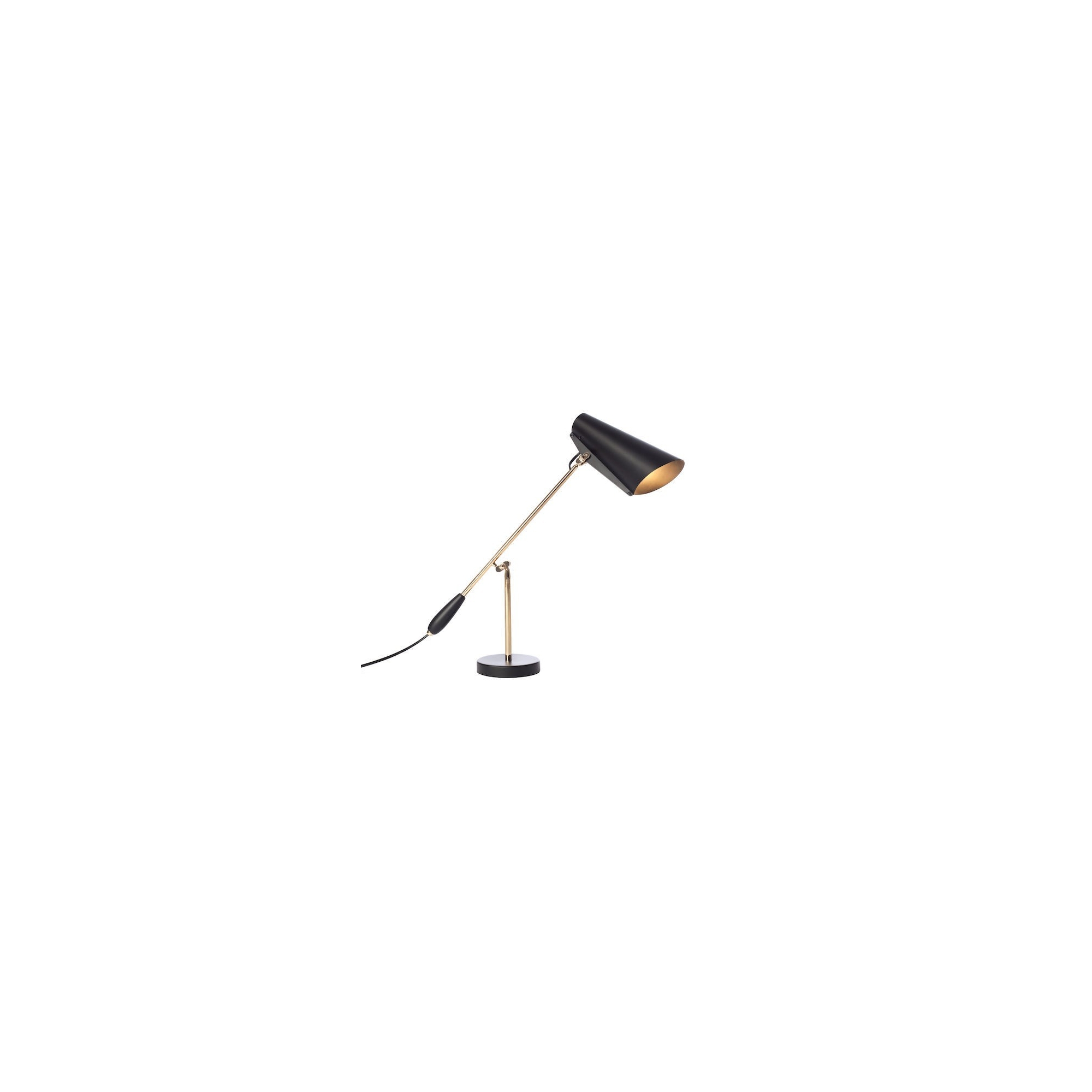 black / brass - Birdy table lamp - Northern