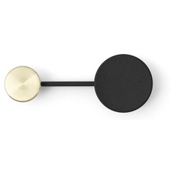 Afteroom coat hanger – brass/black – S - Audo Copenhagen