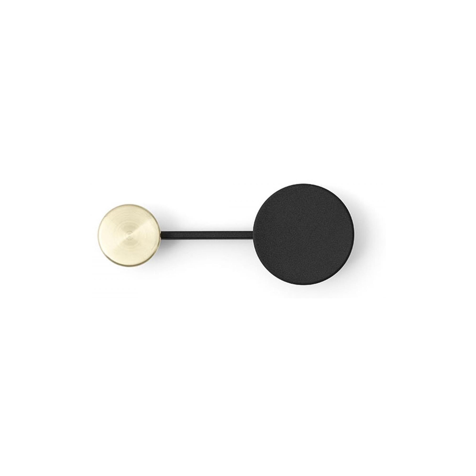 Afteroom coat hanger – brass/black – S - Audo Copenhagen